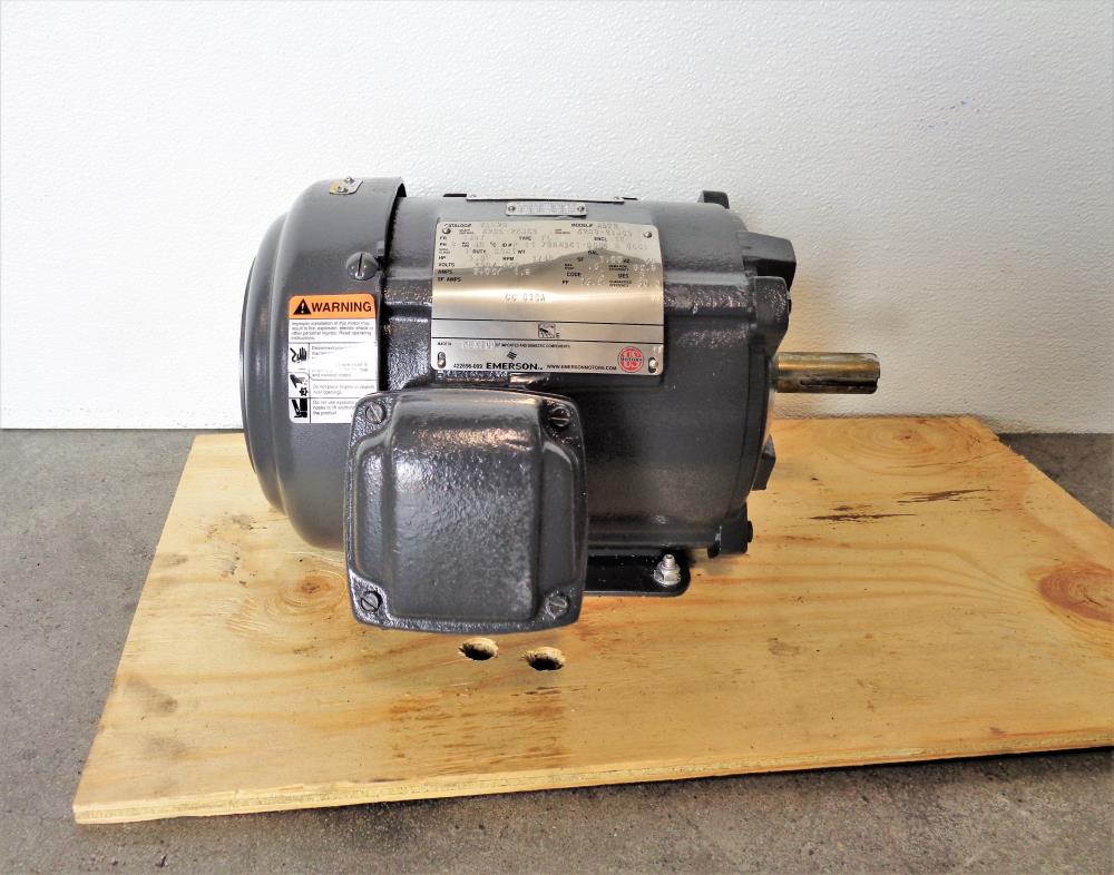 US Motors 1HP Electric Motor, 3-Phase, 1740RPM, Cat# X1E2B, Model# AB92